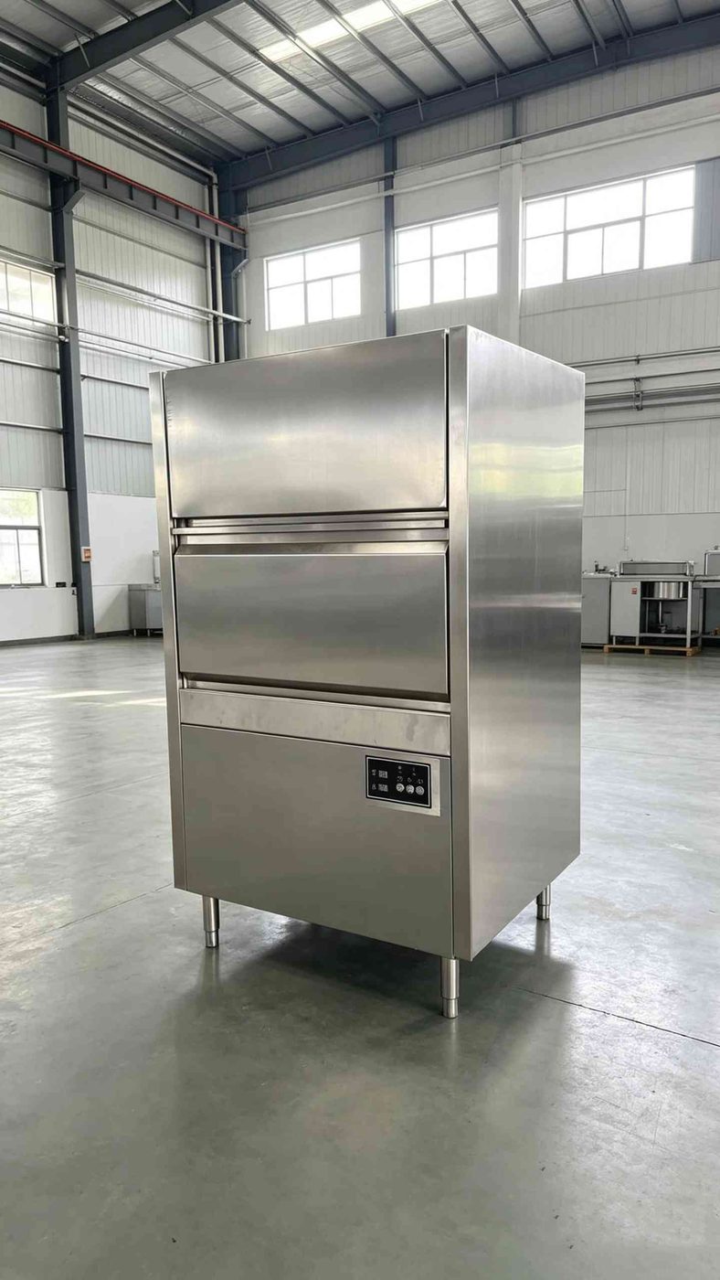 POTWASHER CE-UWL door-type commercial pot, pan and utensil washer, front view